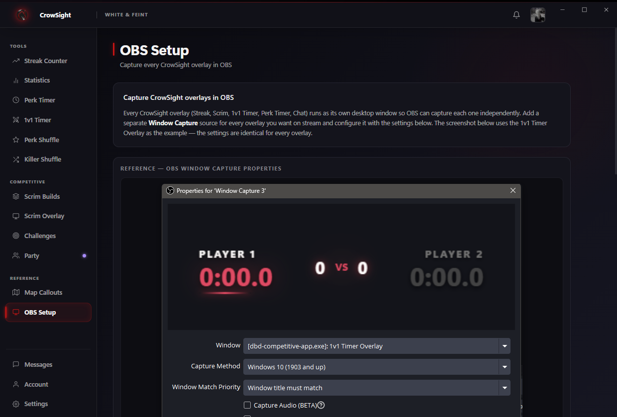 OBS Setup